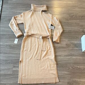 PAIGE Long Sleeve Turtleneck Raundi Dress